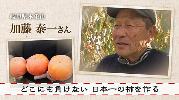 どこにも負けない日本一の柿を作る